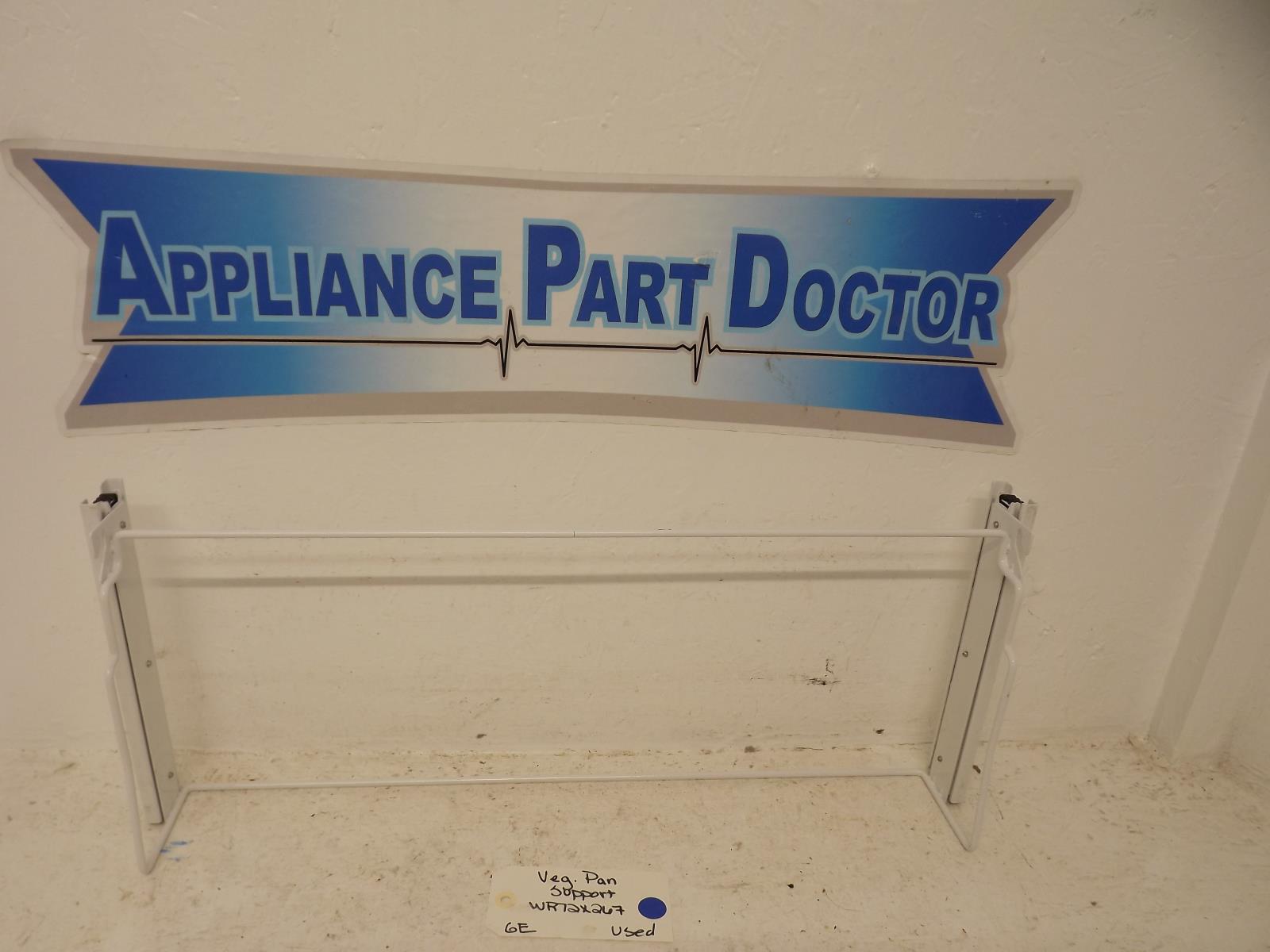 GE Refrigerator WR72X267 Vegetable Pan Support Used GE Refrigerator WR72X267 Vegetable Pan Support Used